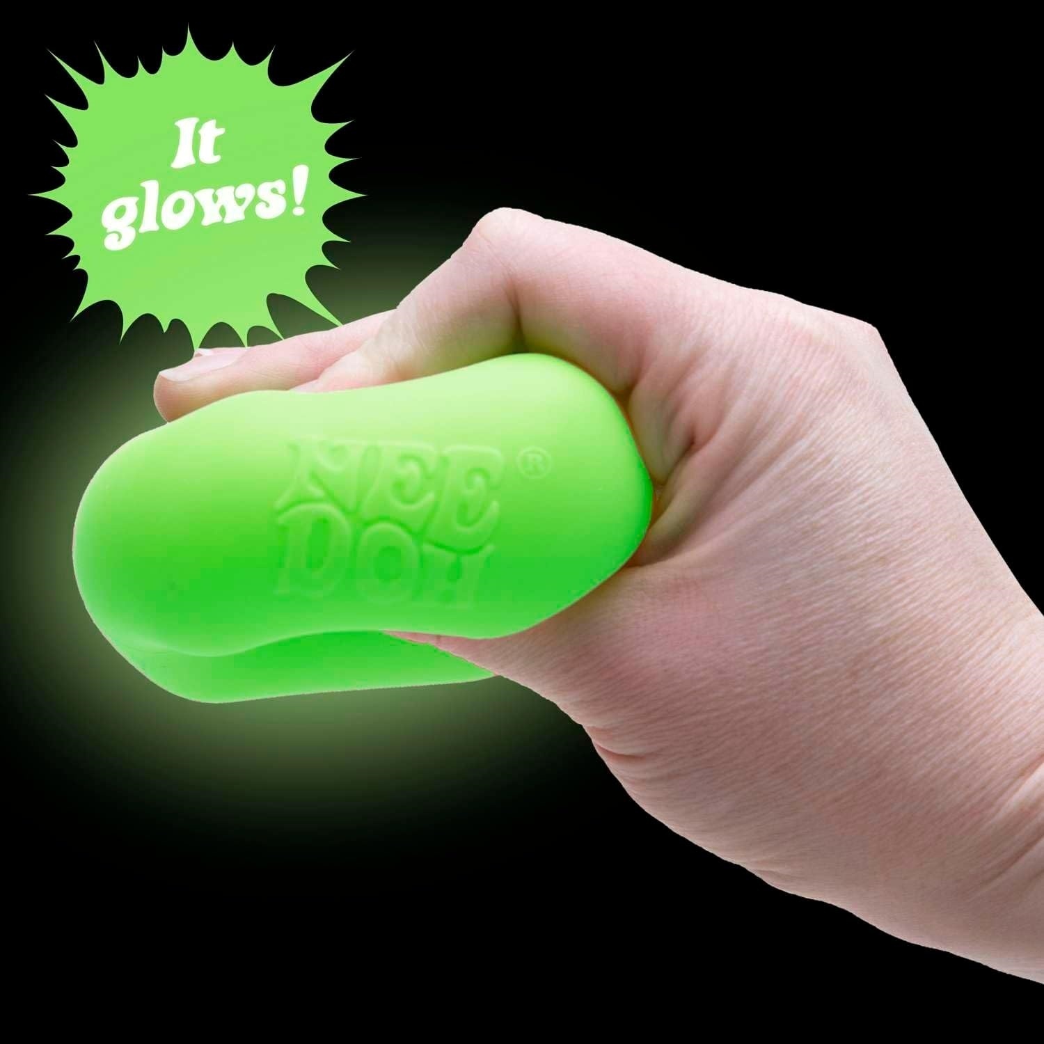 NeeDoh Nice Cube Glow - Glows in the Dark - Assorted - Image 6